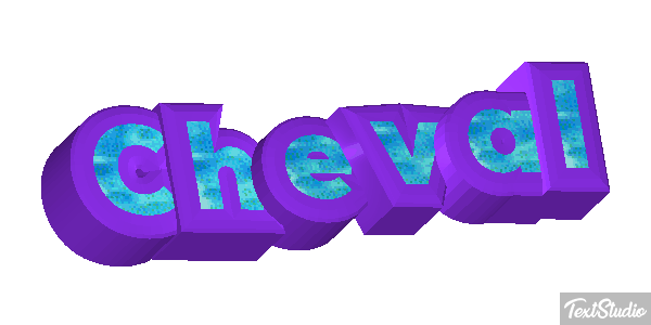 Cheval Effet de texte