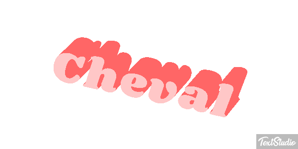 Cheval Effet de texte