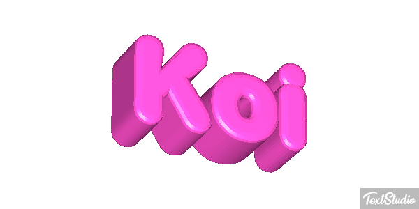 Koi テキスト効果