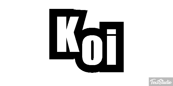 Koi テキスト効果