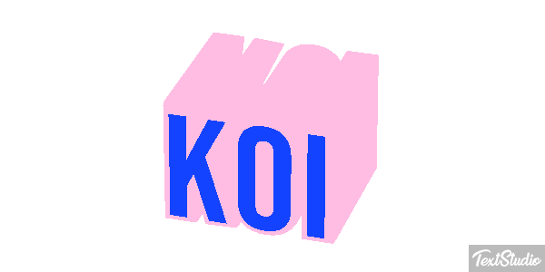 Koi テキスト効果