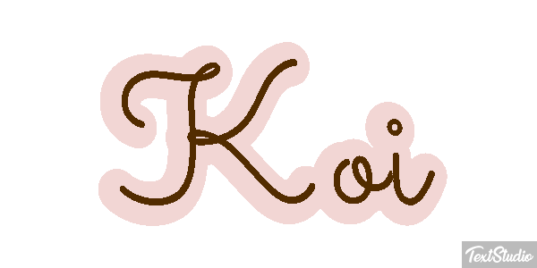 Koi テキスト効果