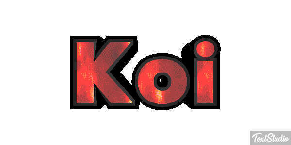 Koi テキスト効果