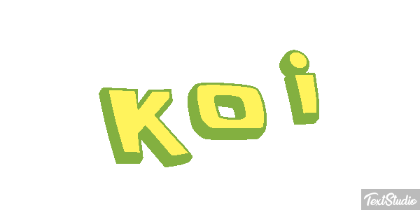 Koi テキスト効果