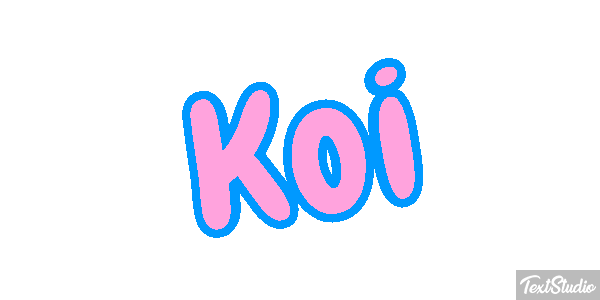 Koi テキスト効果