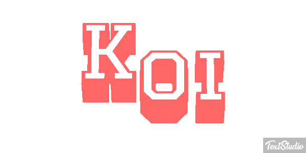 Koi テキスト効果
