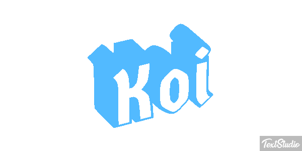 Koi テキスト効果