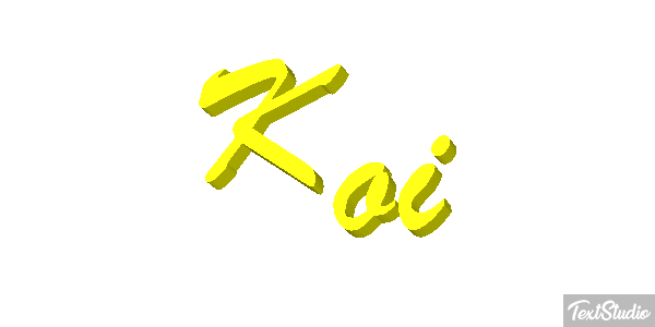 Koi テキスト効果