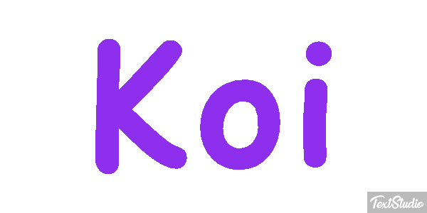 Koi テキスト効果