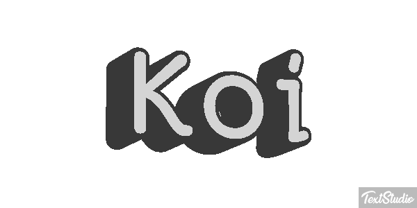 Koi テキスト効果
