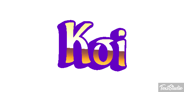 Koi テキスト効果
