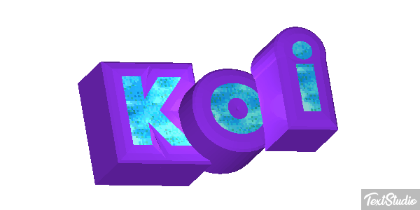 Koi テキスト効果