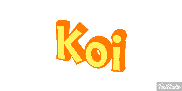 Koi テキスト効果