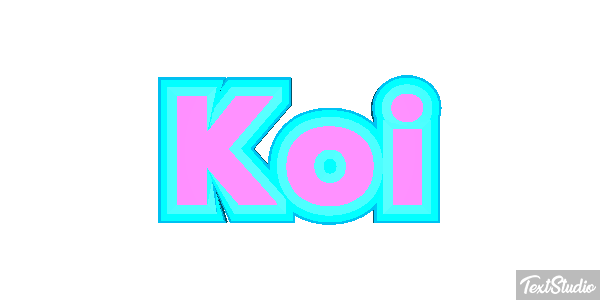 Koi テキスト効果
