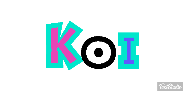 Koi テキスト効果