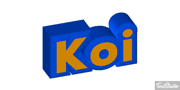 Koi テキスト効果