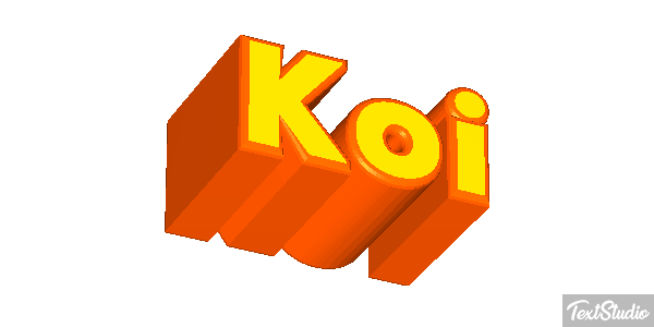 Koi テキスト効果