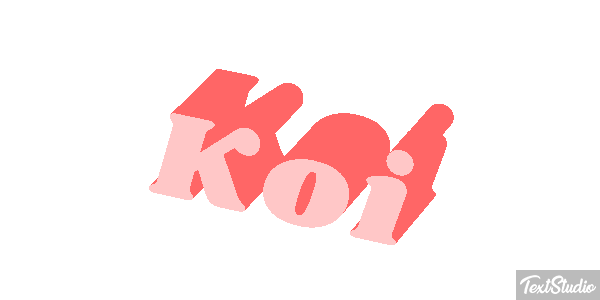 Koi テキスト効果