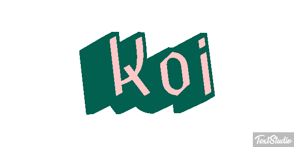 Koi テキスト効果