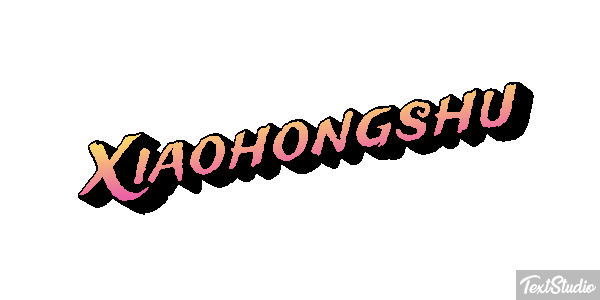 Xiaohongshu Efecto de texto