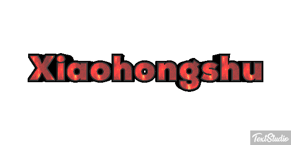 Xiaohongshu Efecto de texto