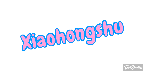Xiaohongshu Efecto de texto