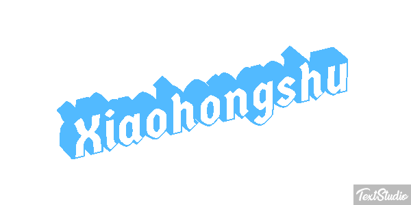 Xiaohongshu Efecto de texto