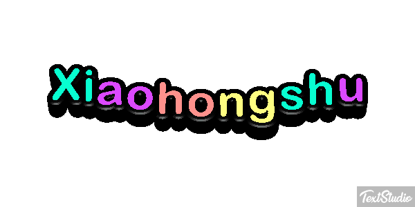 Xiaohongshu Efecto de texto