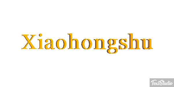 Xiaohongshu Efecto de texto