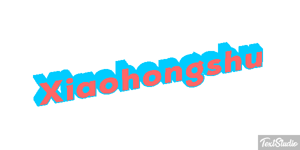 Xiaohongshu Efecto de texto