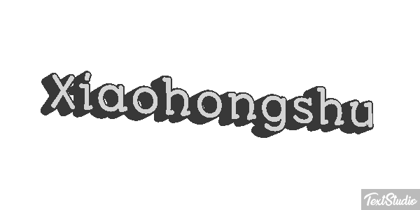 Xiaohongshu Efecto de texto