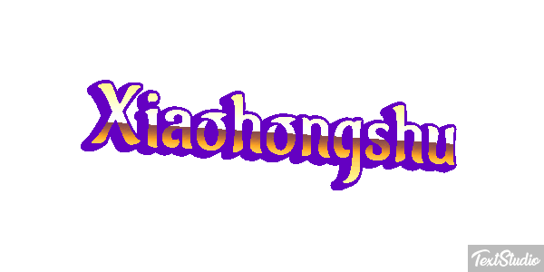 Xiaohongshu Efecto de texto