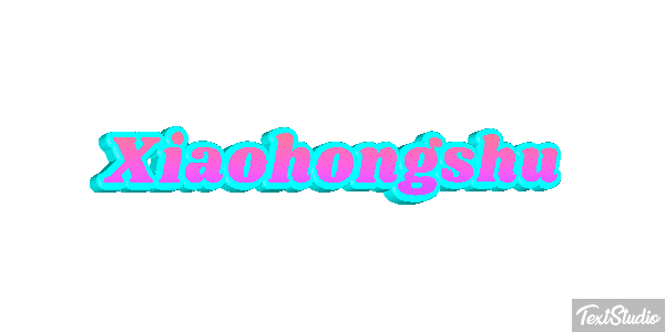 Xiaohongshu Efecto de texto