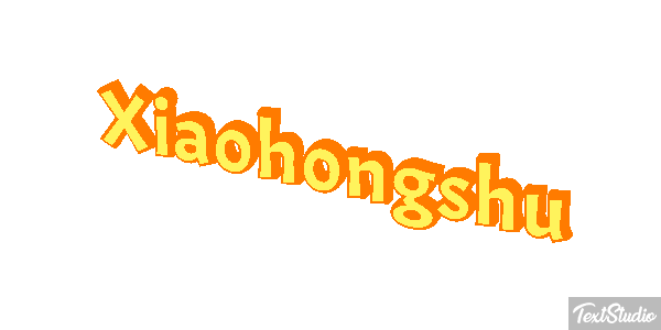 Xiaohongshu Efecto de texto