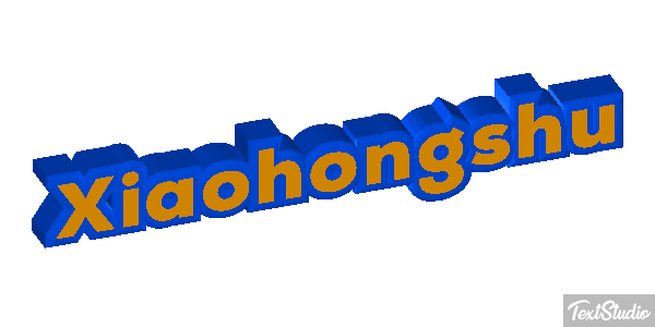 Xiaohongshu Efecto de texto