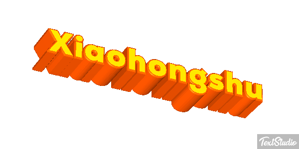 Xiaohongshu Efecto de texto