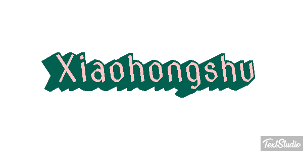 Xiaohongshu Efecto de texto