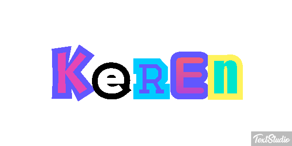 Keren Effet de texte