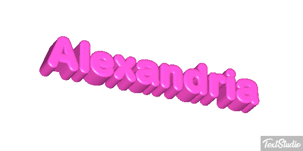 Alexandria Texteffekt