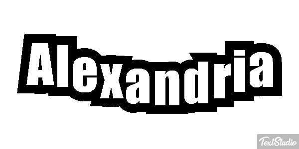 Alexandria Texteffekt