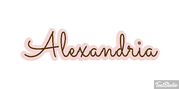 Alexandria Texteffekt