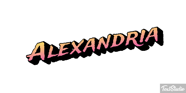 Alexandria Texteffekt