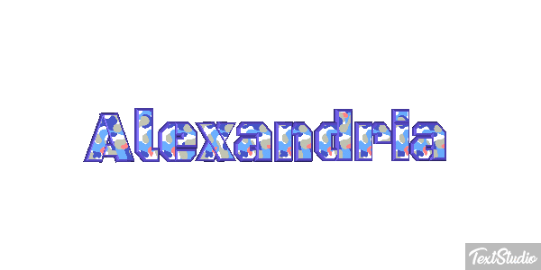 Alexandria Texteffekt