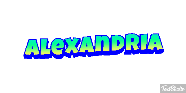 Alexandria Texteffekt