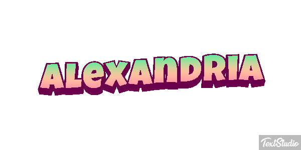 Alexandria Texteffekt