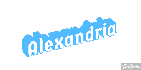 Alexandria Texteffekt