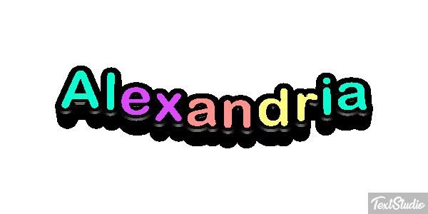 Alexandria Texteffekt