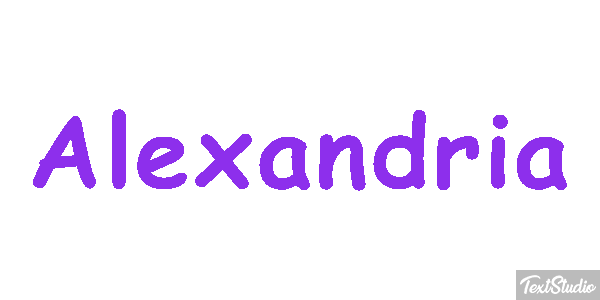 Alexandria Texteffekt