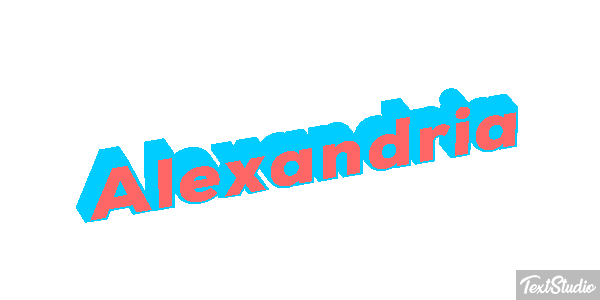 Alexandria Texteffekt