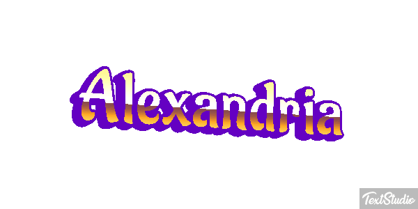 Alexandria Texteffekt